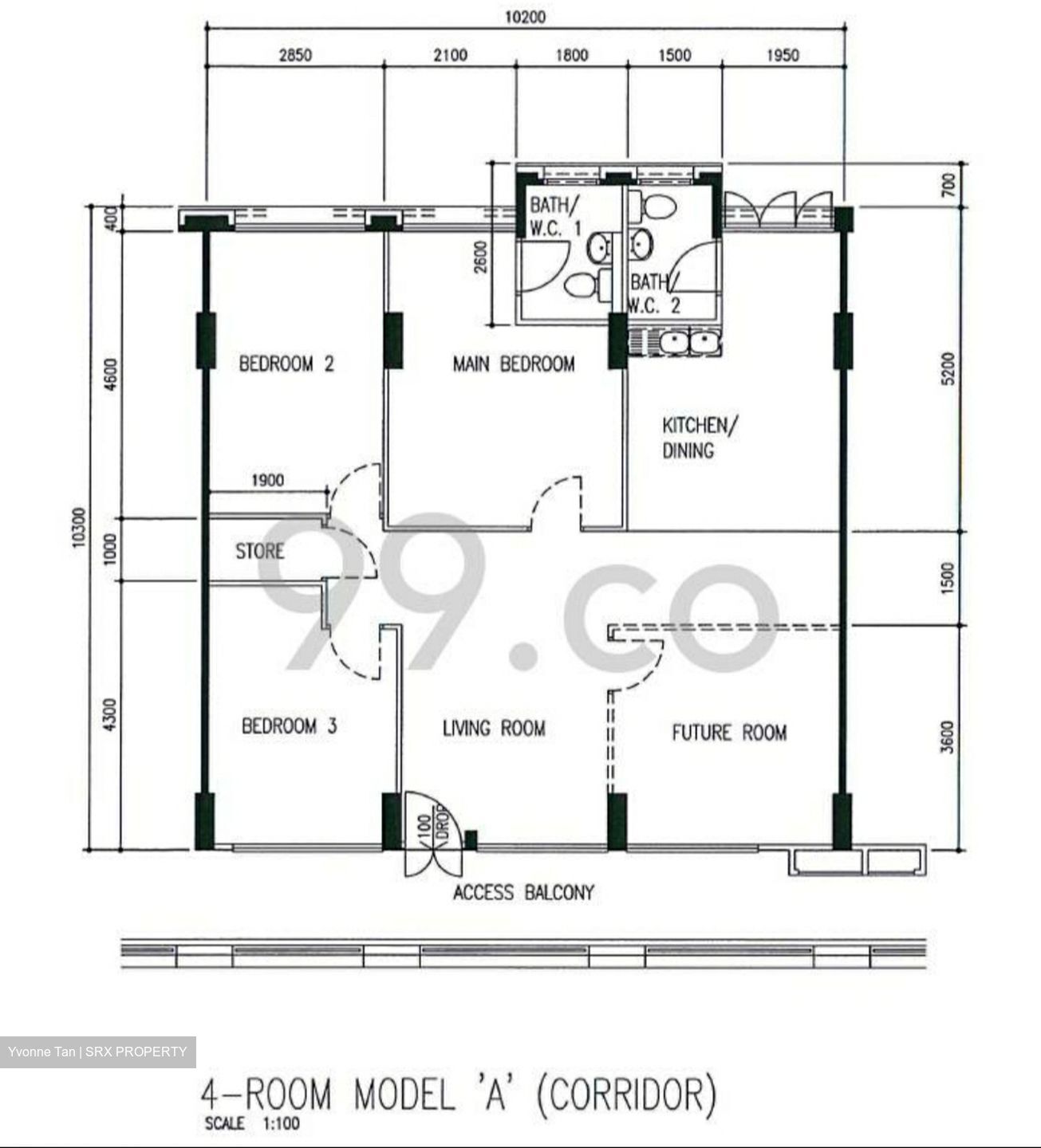 Blk 402 Choa Chu Kang Avenue 3 (Choa Chu Kang), HDB 4 Rooms #321898481